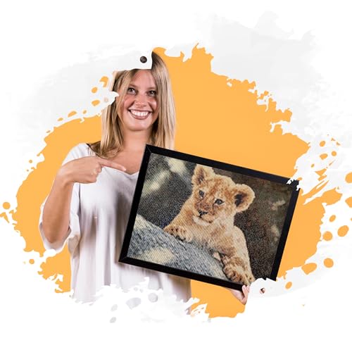 Pixels & Steken - Eigenes Foto Diamond Painting - Entwerfen Sie Ihr eigenes Design - Quadratischen Steine - 50x50cm - Made in EU - Lieferung innerhalb von 72 Stunden von Pixels & Steken