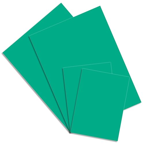 4 Stück Weichgummi Linoldruck Platte zum Gravieren, Flache Oberfläche Linolschnitt Set für Gummi Stempel, Bastel und Druckprojekte (Grüner A4+A6) von Pizens