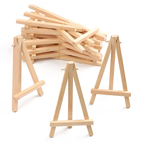 10pieces Künstler Easels Schreibtisch Holzstativmalerei Display Foto Ständer Kunstzubehör Für Kinderkunstmalerei von Pjeghbvop
