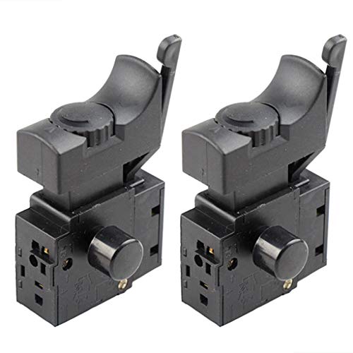 2 Pack FA2-6/1BEK Sperren Schaltschalter Elektrowerkzeug Elektrische Handbohrgeschwindigkeit Steuerung Taste Schalter Ersatz 2 Pack FA2-6/1BEK Sperren Schaltschalter Elektrowerkzeug Elektrische Handbohrgeschwindigkeit Steuerung Taste Schalter Ersatz von Pjeghbvop