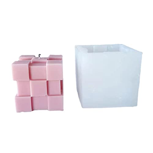 3D-Würfel-Block-Silikonformen, Epoxidharz-Formen, Tischdekoration, Gipswerkzeug, leicht zu reinigen 3D-Würfel-Block-Silikonformen, Epoxidharz-Formen, Tischdekoration, Gipswerkzeug, leicht zu reinigen von Pjeghbvop