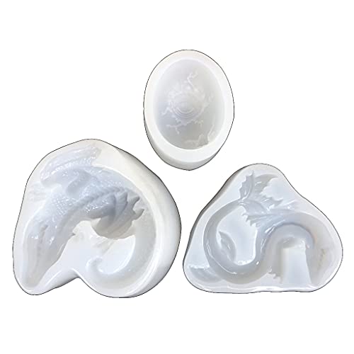 3pcs Dinosaurier Eierdekoration Form Epoxidharz Schmuck Formform Harzguss Pendellform Geeignet Für Harzhandwerk 3pcs Dinosaurier Eierdekoration Form Epoxidharz Schmuck Formform Harzguss Pendellform Geeignet Für Harzhandwerk von Pjeghbvop