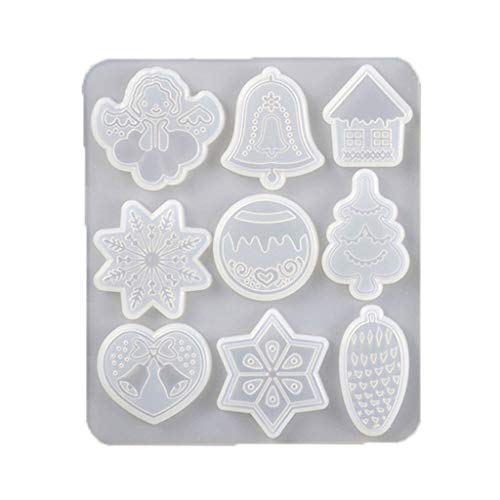 Glänzende Glänzende Silikon Elchform Weihnachtsbaum Schneeflake Schlüsselbund Schimmel Pendelly Schmuck Epoxidharz Crafting Formen Glänzende Glänzende Silikon Elchform Weihnachtsbaum Schneeflake Schlüsselbund Schimmel Pendelly Schmuck Epoxidharz Crafting Formen von Pjeghbvop