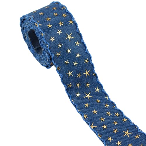 Kreatives Denims-Band mit strukturiertem Sternenkranz, für Urlaubsdekorationen, einzigartige Stern-Spitzenborte für Kleidung, Handwerk Kreatives Denims-Band mit strukturiertem Sternenkranz, für Urlaubsdekorationen, einzigartige Stern-Spitzenborte für Kleidung, Handwerk von Pjeghbvop