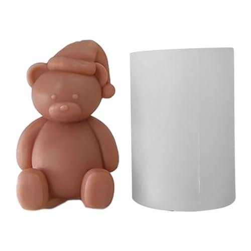 Lustige und bezaubernde 3D-Cartoon-Bär-Silikonform, einzigartige Seifen und Gips, Epoxidharz-Formen Lustige und bezaubernde 3D-Cartoon-Bär-Silikonform, einzigartige Seifen und Gips, Epoxidharz-Formen von Pjeghbvop