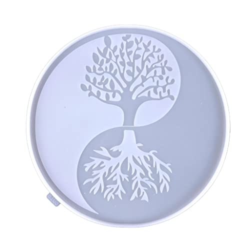 Mond-Wandkunst-Silikonform für Epoxidharz, Gießen, Rucksackdekoration, Innen- und Außenbereich von Pjeghbvop