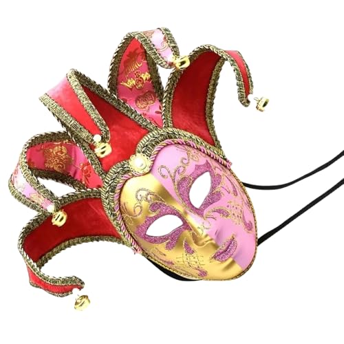 Pjeghbvop Halloween-Kostüm für Karneval, Karneval, Abschlussball, Party, für Damen und Herren, Venezianerade, Karneval, Party, Kostüm für Halloween von Pjeghbvop