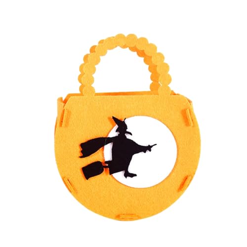 Pjeghbvop Halloween-Kürbis-Tragetasche, Kinder-Party, Süßigkeitentüten, tragbare Aufbewahrungseimer, Halloween-Dekorationen von Pjeghbvop