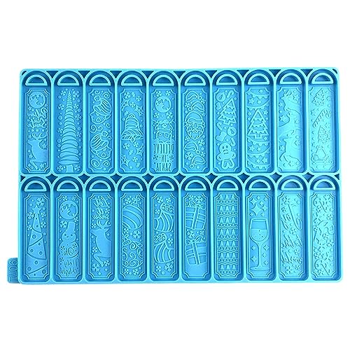 Silikon Anhänger Schimmel Weihnachtsbleal Lesezeichen Kollektion Epoxidharz Schimmel Schlüsselbund Schmuck Für Weihnachtstag Geschenkhandwerk von Pjeghbvop