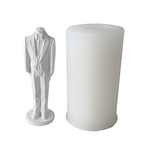 Silikonform für Brautkleid, 3D-Form, Hochzeitskleid, Kunstharz, Gießform für Epoxid-Fondant, Hochzeitsdekorationen von Pjeghbvop