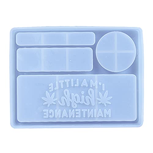 Tablett aus Kunstharz, Charm-Form, für Schmuck und Kosmetik, Epoxidharz, Kaffee, Heimdekoration von Pjeghbvop