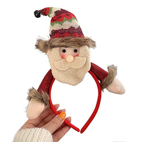 Weihnachtsmann-Stirnband für Herren, Haarreif, Schneemann, Stirnbänder, Weihnachtsfoto-Requisite, Urlaubsparty-Dekoration, Zubehör Weihnachtsmann-Stirnband für Herren, Haarreif, Schneemann, Stirnbänder, Weihnachtsfoto-Requisite, Urlaubsparty-Dekoration, Zubehör von Pjeghbvop
