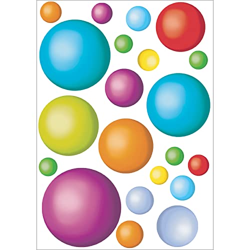 PLAGE Electrostatic Sticker Balls, Plastik, Colorful, 29,7 x 0,1 x 21 cm von PLAGE