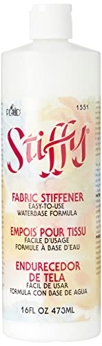 Mod Podge Plaid: Craft Liquid Stiffy Stoff stiffener-16 oz, Baumwolle, Transparent, 473 ML von Mod Podge