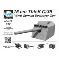 15 cm TbtsK C/36 WWII German Destroyer Gun von Planet Models