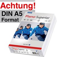 Plano® Kopierpapier Superior DIN A5 80 g/qm 500 Blatt von Plano®