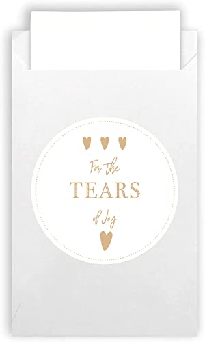 Plantvibes 100 Umschläge & 100 Freudentränen Sticker English Version aus Papier im Vintage-Stil für die Hochzeit, CO2 neutrale kleine Papiertüten mit Aufklebern Plantvibes 100 Umschläge & 100 Freudentränen Sticker English Version aus Papier im Vintage-Stil für die Hochzeit, CO2 neutrale kleine Papiertüten mit Aufklebern von Plantvibes