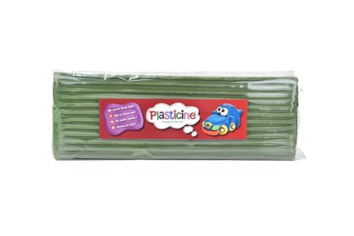 Plasticine 400g, Armeegrün #67, Modelliermasse für Animatoren und Modellbauer, leicht zu Formen, ideal für Skulpturen, Modelle und Stop-Motion Plasticine 400g, Armeegrün #67, Modelliermasse für Animatoren und Modellbauer, leicht zu Formen, ideal für Skulpturen, Modelle und Stop-Motion von Plasticine