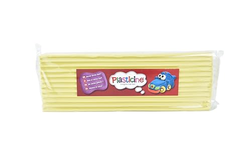 Plasticine 400g, Elfenbein #23, Modelliermasse für Animatoren und Modellbauer, leicht zu Formen, ideal für Skulpturen, Modelle und Stop-Motion Plasticine 400g, Elfenbein #23, Modelliermasse für Animatoren und Modellbauer, leicht zu Formen, ideal für Skulpturen, Modelle und Stop-Motion von Plasticine