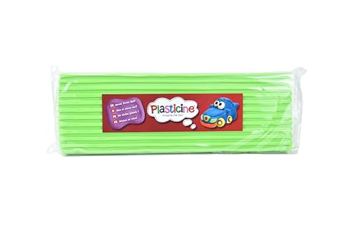 Plasticine 400g, Fluro Grün #101, Modelliermasse für Animatoren und Modellbauer, leicht zu Formen, ideal für Skulpturen, Modelle und Stop-Motion Plasticine 400g, Fluro Grün #101, Modelliermasse für Animatoren und Modellbauer, leicht zu Formen, ideal für Skulpturen, Modelle und Stop-Motion von Plasticine
