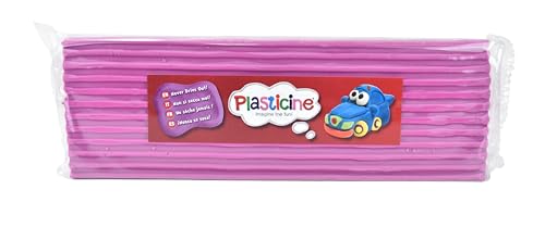 Plasticine 400g, Fluro Lila #102, Modelliermasse für Animatoren und Modellbauer, leicht zu Formen, ideal für Skulpturen, Modelle und Stop-Motion Plasticine 400g, Fluro Lila #102, Modelliermasse für Animatoren und Modellbauer, leicht zu Formen, ideal für Skulpturen, Modelle und Stop-Motion von Plasticine