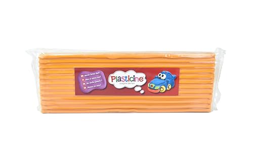 Plasticine 400g, Hellorange #16, Modelliermasse für Animatoren und Modellbauer, leicht zu Formen, ideal für Skulpturen, Modelle und Stop-Motion Plasticine 400g, Hellorange #16, Modelliermasse für Animatoren und Modellbauer, leicht zu Formen, ideal für Skulpturen, Modelle und Stop-Motion von Plasticine