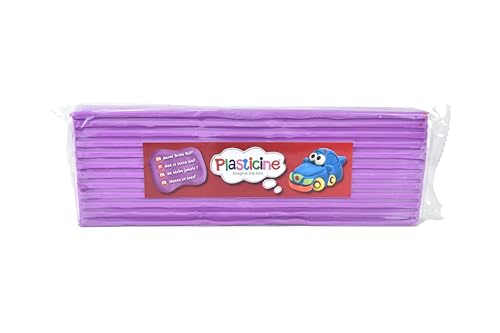 Plasticine 400g, Neonviolett #03, Modelliermasse für Animatoren und Modellbauer, leicht zu Formen, ideal für Skulpturen, Modelle und Stop-Motion Plasticine 400g, Neonviolett #03, Modelliermasse für Animatoren und Modellbauer, leicht zu Formen, ideal für Skulpturen, Modelle und Stop-Motion von Plasticine