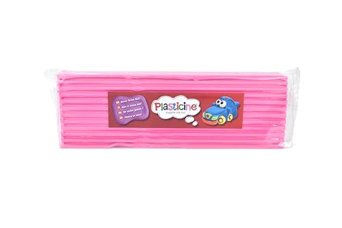 Plasticine 400g, Pink Neon #15, Modelliermasse für Animatoren und Modellbauer, leicht zu Formen, ideal für Skulpturen, Modelle und Stop-Motion Plasticine 400g, Pink Neon #15, Modelliermasse für Animatoren und Modellbauer, leicht zu Formen, ideal für Skulpturen, Modelle und Stop-Motion von Plasticine
