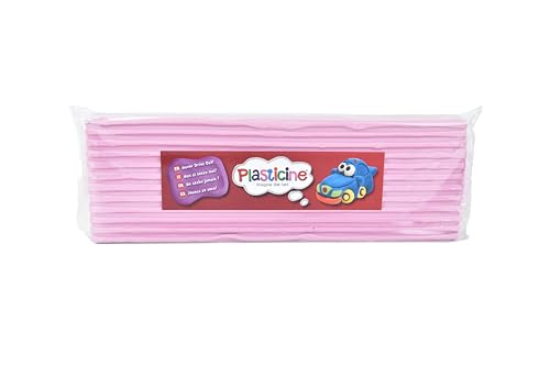 Plasticine 400g, Rose #86, Modelliermasse für Animatoren und Modellbauer, leicht zu Formen, ideal für Skulpturen, Modelle und Stop-Motion Plasticine 400g, Rose #86, Modelliermasse für Animatoren und Modellbauer, leicht zu Formen, ideal für Skulpturen, Modelle und Stop-Motion von Plasticine
