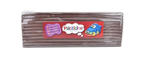 Plasticine 400g, Schokolade #107, Modelliermasse für Animatoren und Modellbauer, leicht zu Formen, ideal für Skulpturen, Modelle und Stop-Motion Plasticine 400g, Schokolade #107, Modelliermasse für Animatoren und Modellbauer, leicht zu Formen, ideal für Skulpturen, Modelle und Stop-Motion von Plasticine