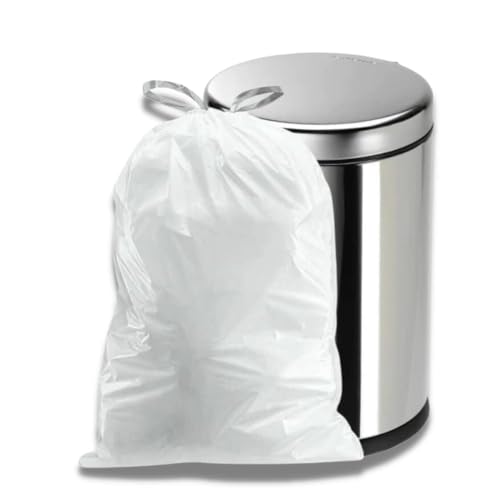 Plasticplace W4DSWH Beutel mit Kordelzug, 1,8 l, Weiß, 200 Stück Plasticplace W4DSWH Beutel mit Kordelzug, 1,8 l, Weiß, 200 Stück von Plasticplace