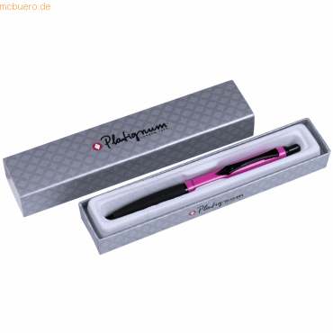 12 x Platignum Kugelschreiber No. 9 Carnaby Street rosa silberne Gesch von Platignum