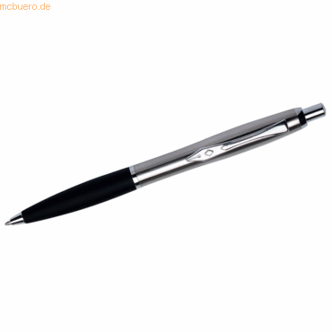 12 x Platignum Kugelschreiber No.9 Edelstahl-Effekt silberne Geschenkp von Platignum