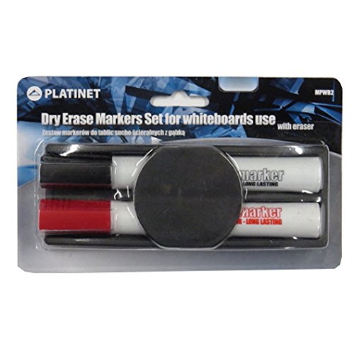 Dry Erase Langlebig Whiteboard Marker, 2 Stück, von 'Platinet von Platinet