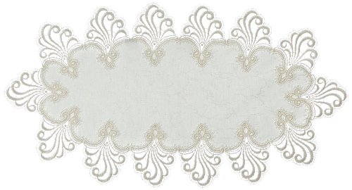 Plauener Spitze by Modespitze 3086E_11_4580 Tischdecke Nizza E, 45 x 80 cm oval Plauener Spitze by Modespitze 3086E_11_4580 Tischdecke Nizza E, 45 x 80 cm oval von Plauener Spitze