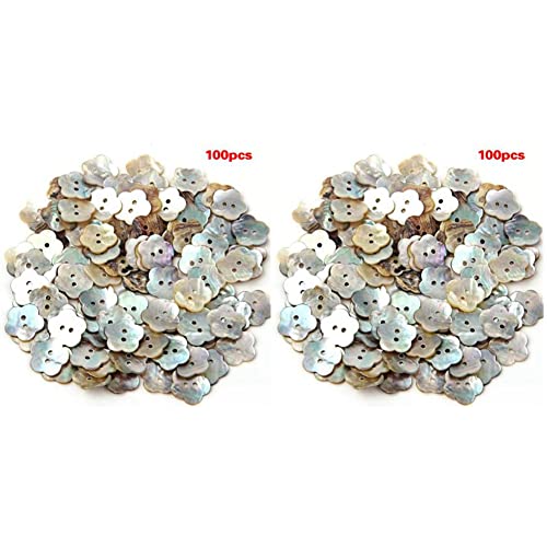 Plawee 200X 15mm Perlmuttknöpfe Perlmutt Muschel Blummen Knopf TOP Plawee 200X 15mm Perlmuttknöpfe Perlmutt Muschel Blummen Knopf TOP von Plawee
