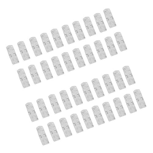Plawee 40 Stücke Befestigungsklammer Clip Desktop Wire Klären Clips Halter Klemmen Kabel clip Gerät USB Kabel Clips Halter von Plawee