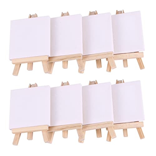 Plawee 48 Satz KüNstler 5 Mini Staffelei + 3 X 3 Mini Leinwand Set Malerei DIY Zeichnung Kleinen Tisch Staffelei Geschenk Plawee 48 Satz KüNstler 5 Mini Staffelei + 3 X 3 Mini Leinwand Set Malerei DIY Zeichnung Kleinen Tisch Staffelei Geschenk von Plawee