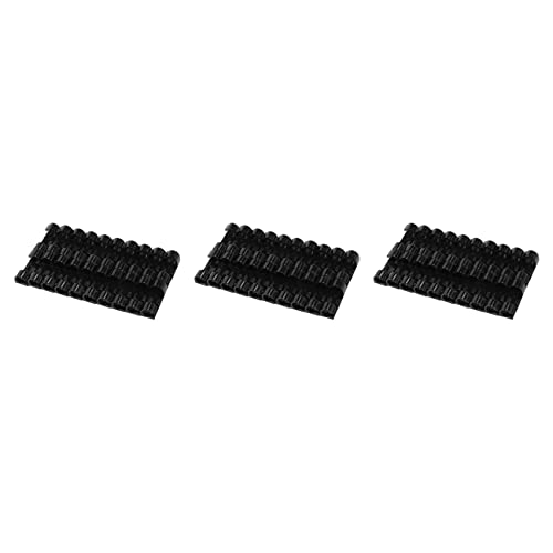 Plawee 60 Stücke/Satz Befestigungsklammer Clip Desktop Wire Klären Clips Halter Klemmen Kabel Clip Gerät USB Kabel Clips Halter Organiser (Schwarz) von Plawee