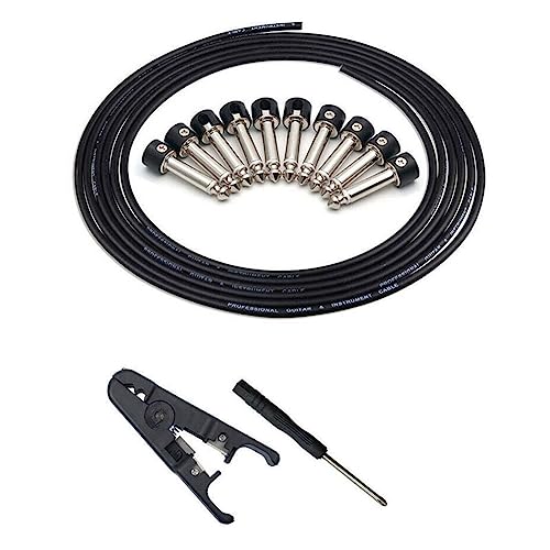 Plawee LöTfreie Steckverbinder Design Gitarrenkabel Diy Guitar Pedal Patch Cable Kit Plawee LöTfreie Steckverbinder Design Gitarrenkabel Diy Guitar Pedal Patch Cable Kit von Plawee