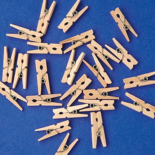 Playbox PBX2470107 2470107 Wäscheklammern, Set mit 100 Stück, Durchmesser 2,5 cm, Mehrfarbig von Playbox