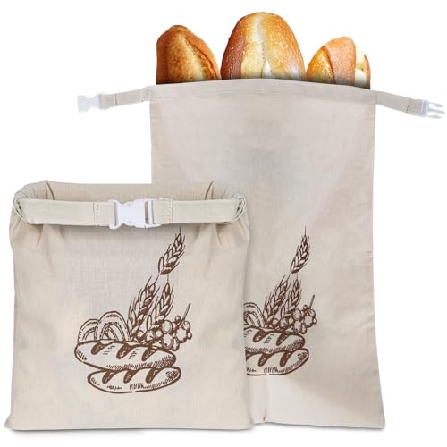 2 Stück 44 * 32,5cm Brotbeutel mit Bienenwachs Innenfutter Wiederverwendbare Brottüten Brot Obst Gemüse Brotbeutel Aufbewahrung mit Frischhalten Waschbar Gefriersicher für Brötchen&Großeinkäufe 2 Stück 44 * 32,5cm Brotbeutel mit Bienenwachs Innenfutter Wiederverwendbare Brottüten Brot Obst Gemüse Brotbeutel Aufbewahrung mit Frischhalten Waschbar Gefriersicher für Brötchen&Großeinkäufe von Playexen