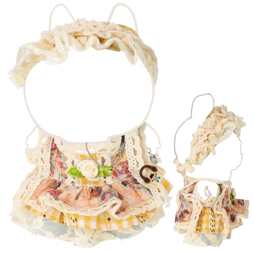 Bekleidung für 17cm Puppen Puppenkleidung Bekleidungzubehör für Plüsch Kleidung DIY Outfit Plüschpuppe Klassisch Sets Geeignet zum Fotografieren und Sammeln Geschenk Geburtstag(2pcs Zubehör) von Playexen