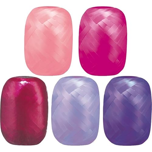 Playflip 5 Rollen Geschenkbänder Schleifenband Kräuselband rosa, pink, lila Playflip 5 Rollen Geschenkbänder Schleifenband Kräuselband rosa, pink, lila von Playflip