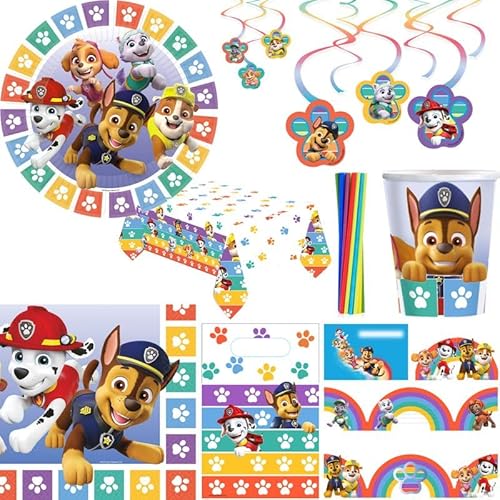 Playflip Paw Patrol Kindergeburtstag Partyset Deko Set Dekoration Hunde Polizei bunt Geburtstagsdeko Playflip Paw Patrol Kindergeburtstag Partyset Deko Set Dekoration Hunde Polizei bunt Geburtstagsdeko von Playflip