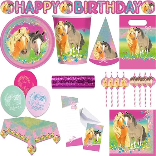 Playflip Pferde Partyset zum Kindergeburtstag Deko Party Pretty Pony Playflip Pferde Partyset zum Kindergeburtstag Deko Party Pretty Pony von Playflip
