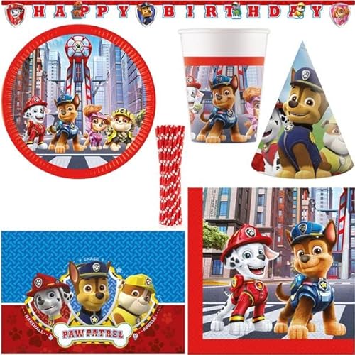 Playflip XL Partyset Paw Patrol Kindergeburtstag Deko Set Dekoration Hunde Polizei Playflip XL Partyset Paw Patrol Kindergeburtstag Deko Set Dekoration Hunde Polizei von Playflip
