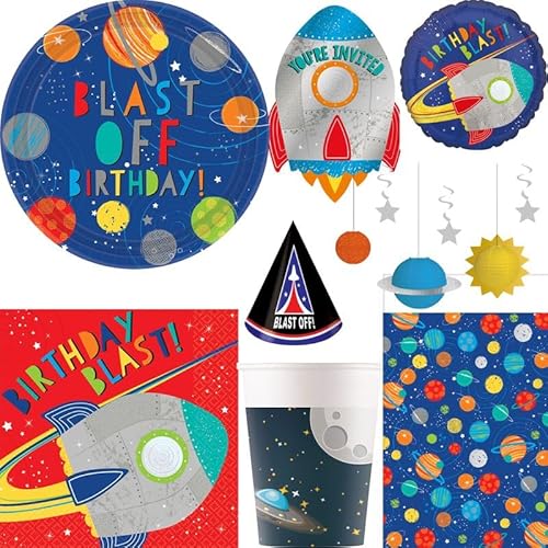 Weltraum Kindergeburtstag Partyset Party Deko Geburtstag Dekoration Jungs Weltraum Kindergeburtstag Partyset Party Deko Geburtstag Dekoration Jungs von Playflip