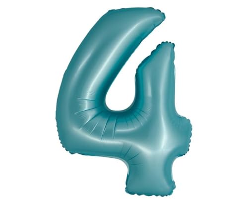 Playflip XL Folienballon blau matt Zahl 4 Playflip XL Folienballon blau matt Zahl 4 von Playflip