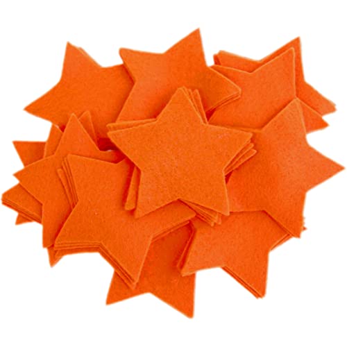 Playfully Ever After Filzsterne, 2,5 cm, 140 Stück, Orange von Playfully Ever After